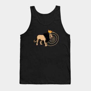 Lion With Crown Tank Top